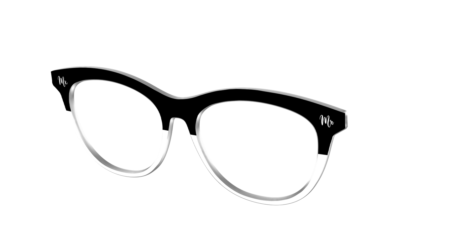 The Mx. & Mr. - Angle Top Image - Pair Eyewear