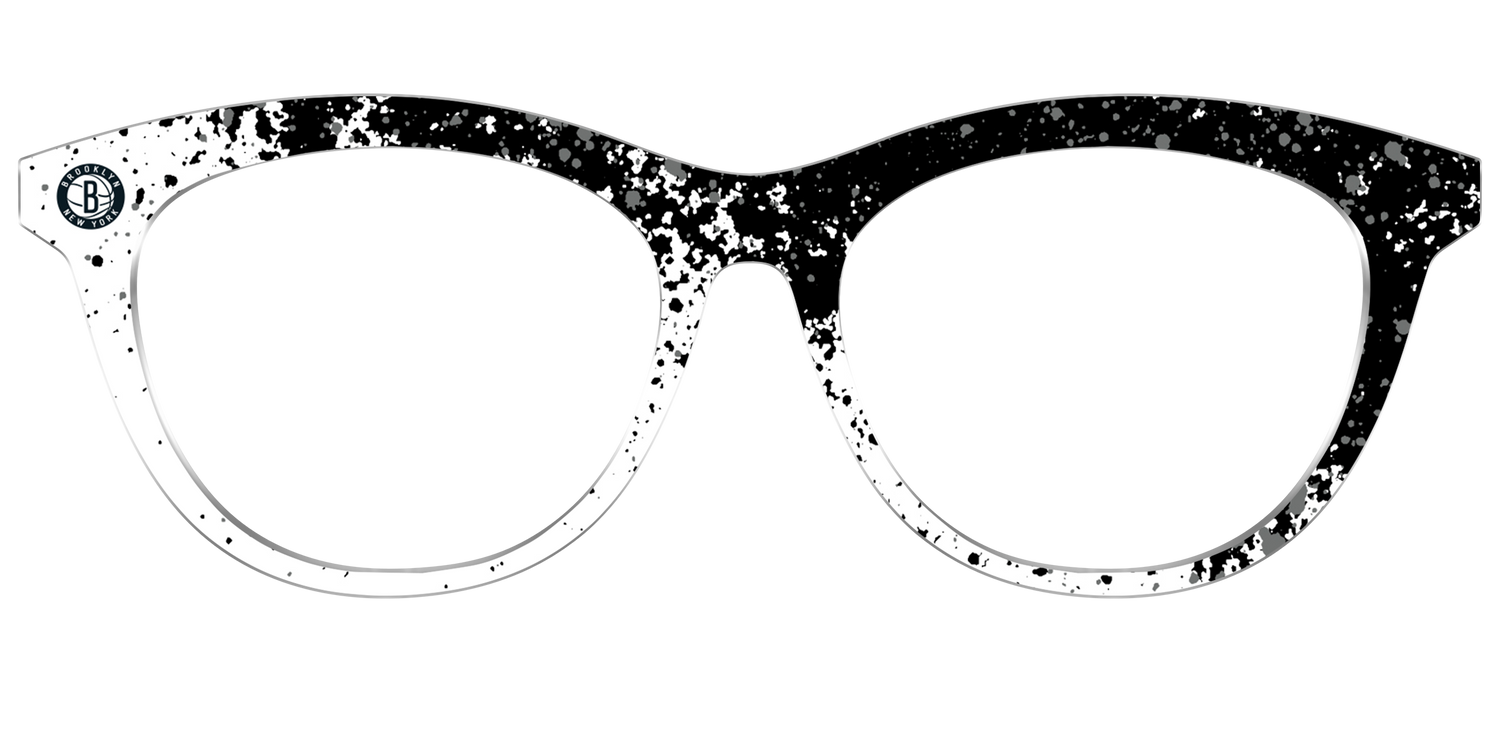 Nets Splatter - Front Top Image - Pair Eyewear