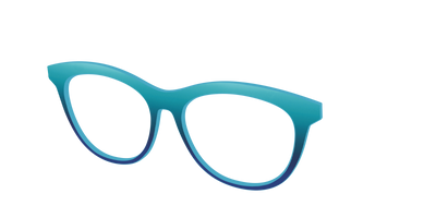 The Ocean Blue - Angle Top Thumbnail - Pair Eyewear