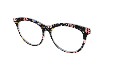 The Pallid Paint Splatter - Angle Top Thumbnail - Pair Eyewear