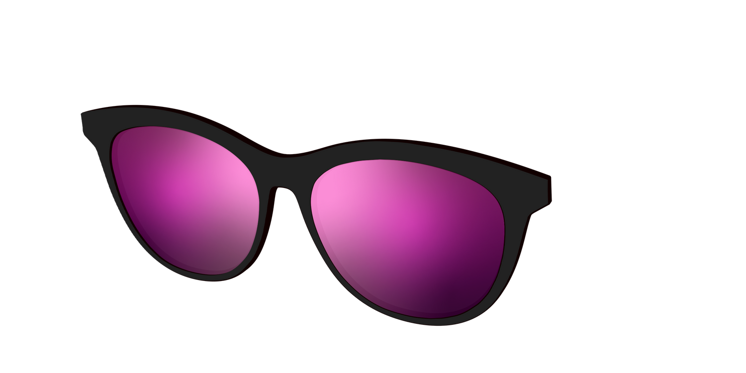 The Polarized Pink Reflective Sun Top - Angle Top Image - Pair Eyewear