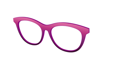 The Pink to Plum Gradient - Angle Top Thumbnail - Pair Eyewear