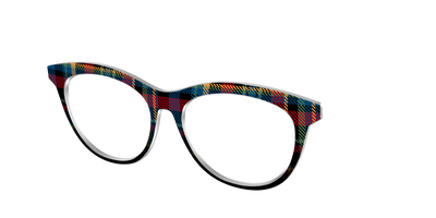 The Principal Plaid - Angle Top Thumbnail - Pair Eyewear
