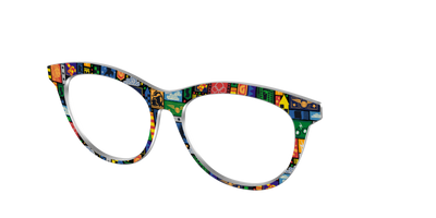 The Quidditch Patchwork - Angle Top Thumbnail - Pair Eyewear