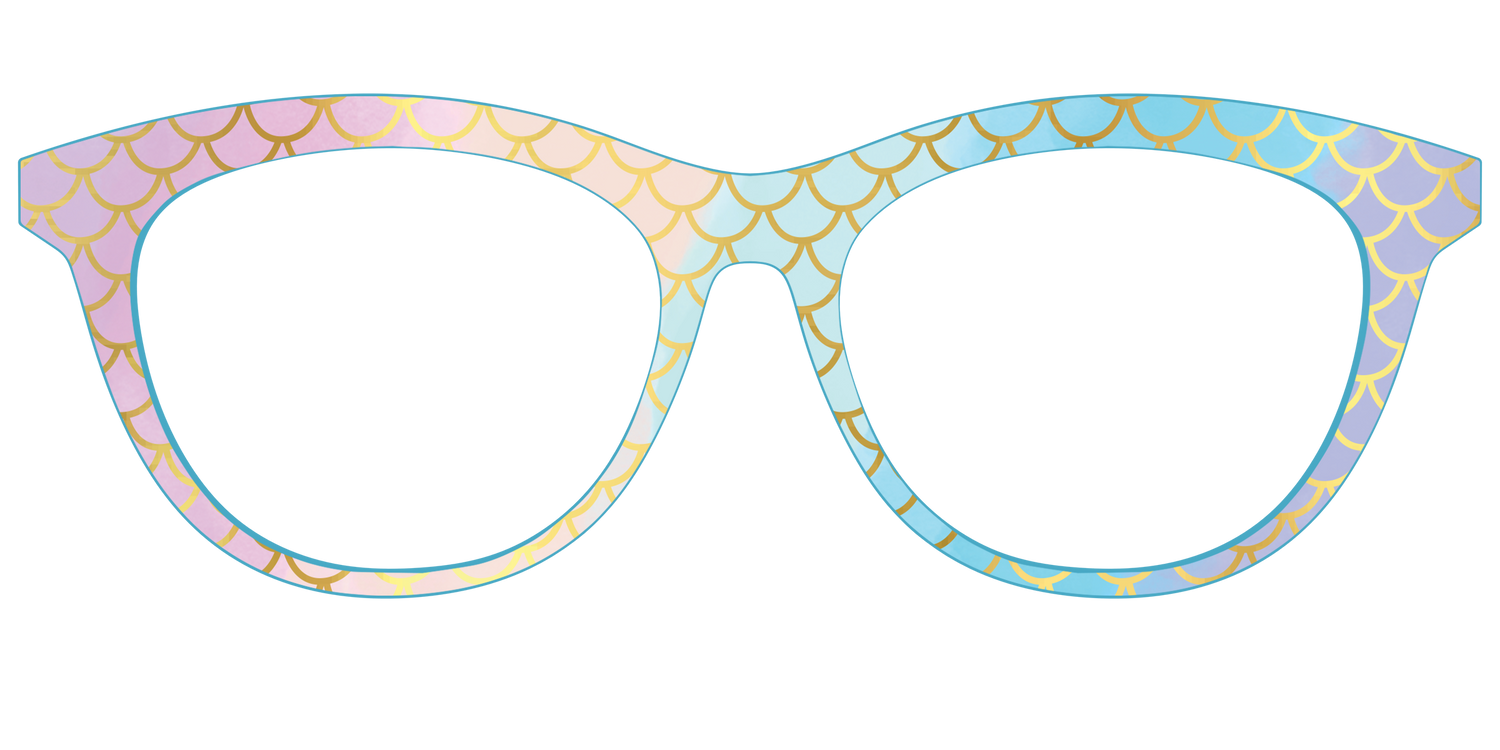 The Rainbow Mermaid - Front Top Image - Pair Eyewear