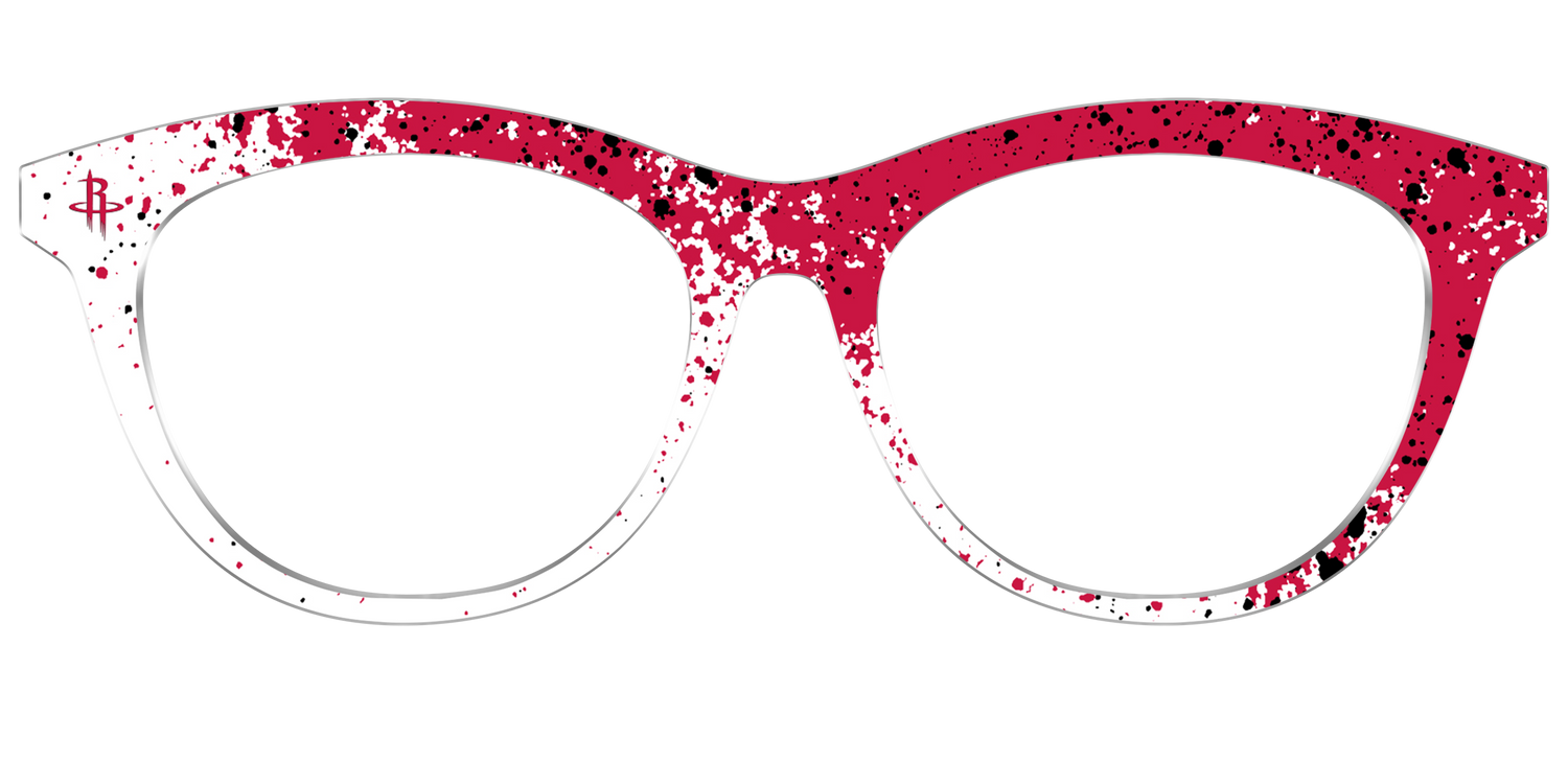 Rockets Splatter - Front Top Image - Pair Eyewear