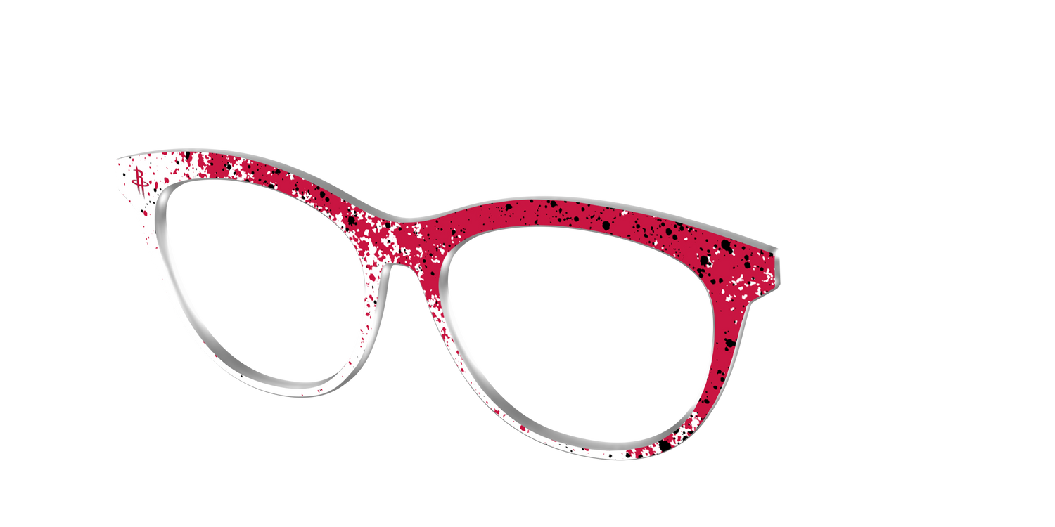 Rockets Splatter - Angle Top Image - Pair Eyewear