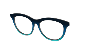 The Royal Blue to Seafoam Gradient - Angle Top Thumbnail - Pair Eyewear