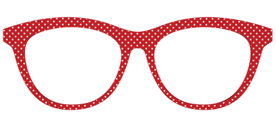 The Ruby Pin Dot - Front Top Thumbnail - Pair Eyewear