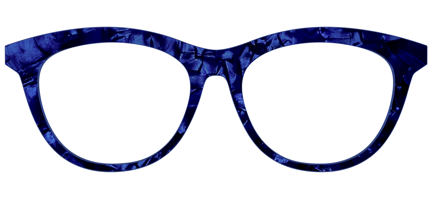 The Sapphire Pearl Marble - Front Top Image - Pair Eyewear