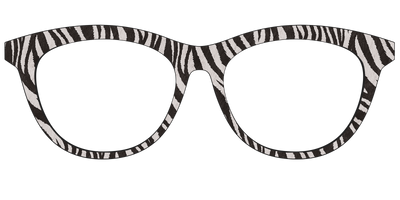 The Zebra Stripes - Front Top Thumbnail - Pair Eyewear