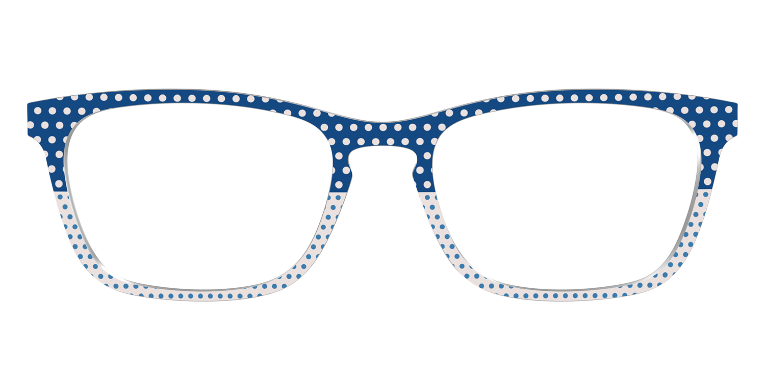 The Aegean Polka Dot Print Mix - Front Top Image - Pair Eyewear