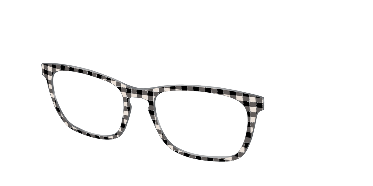The Black Buffalo Check with Glitter - Angle Top Image - Pair Eyewear
