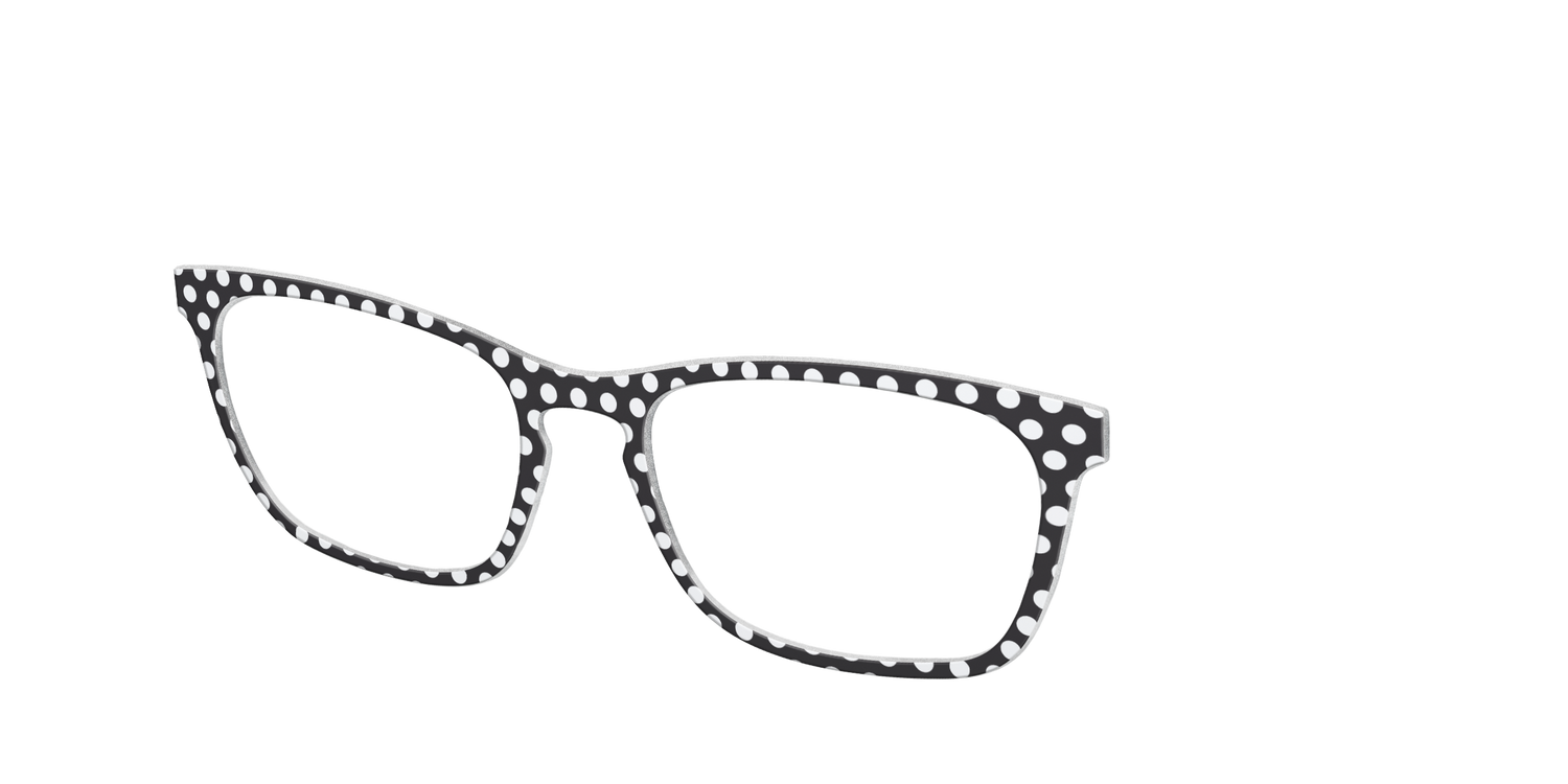The Black Polka Dots - Angle Top Image - Pair Eyewear