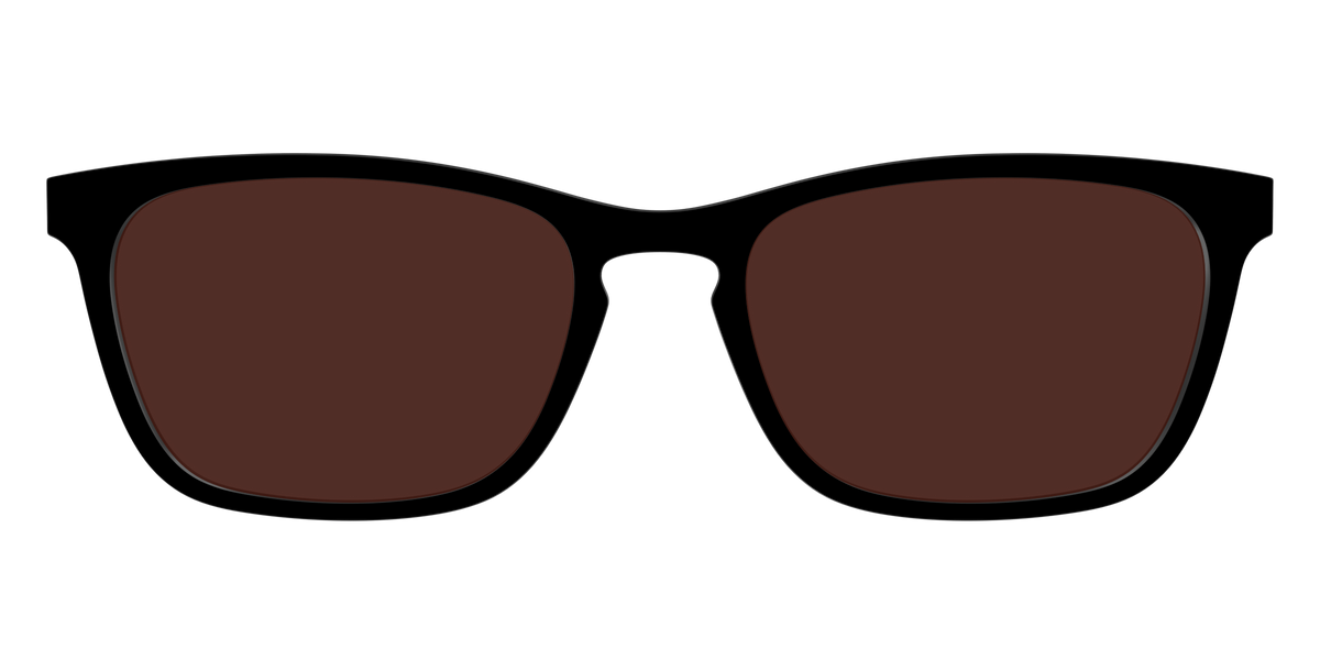The Black with Brown Golf lens - Front Top Image - Pair Eyewear
