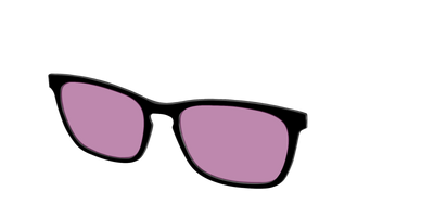 The Black with Pink Racquet Sport Lens - Angle Top Thumbnail - Pair Eyewear