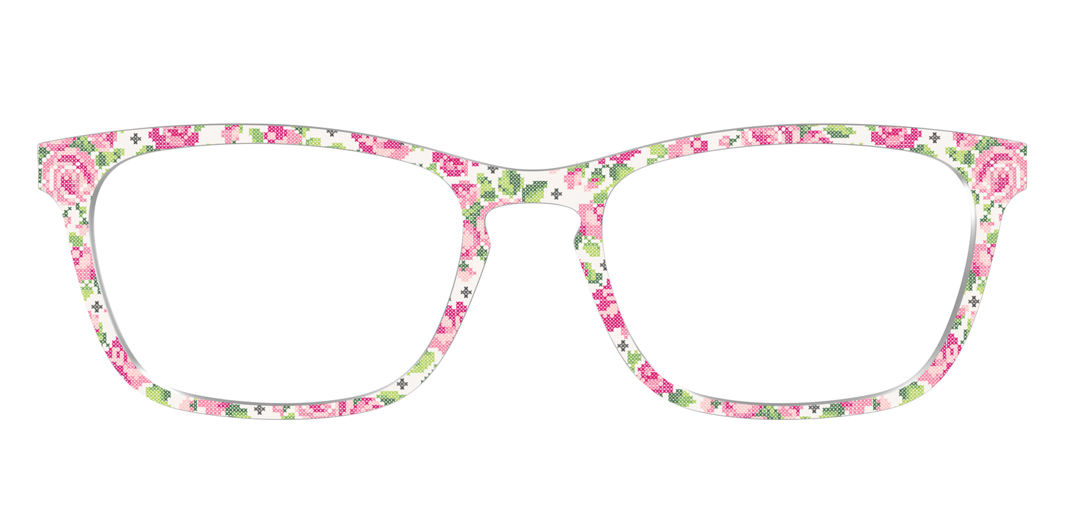 The Cross-Stitch Petals - Front Top Image - Pair Eyewear