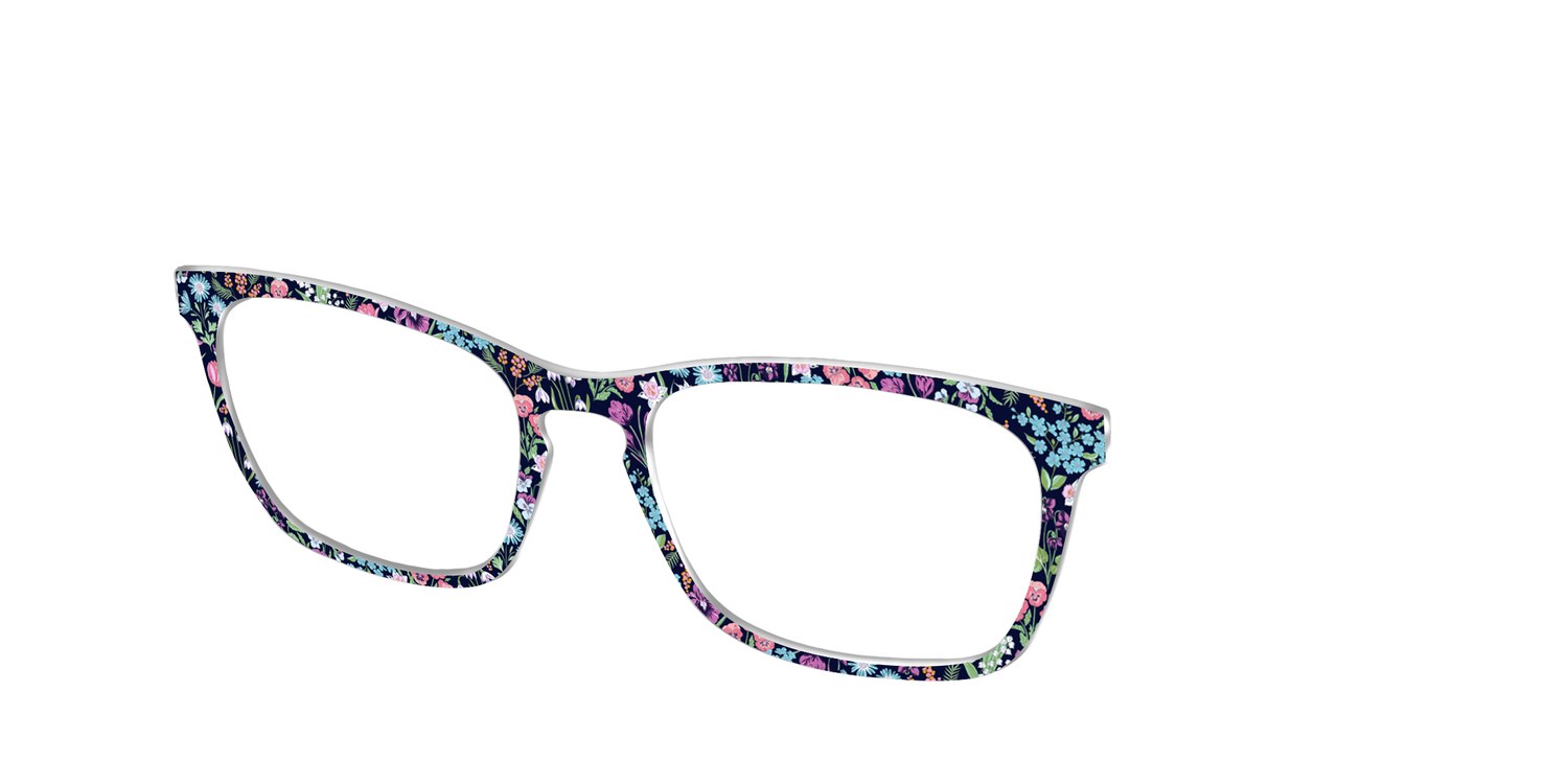 The Demure Blossoms - Angle Top Image - Pair Eyewear