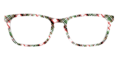 The Evergreen Plaid with Foil Crystal - Front Top Thumbnail - Pair Eyewear