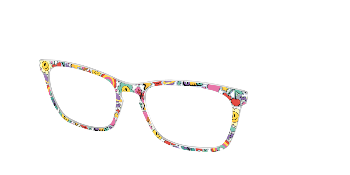 The Funky Foil Stickers - Angle Top Image - Pair Eyewear