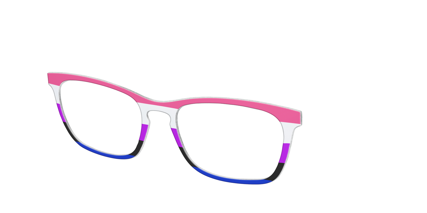 The Genderfluid Flag - Angle Top Image - Pair Eyewear