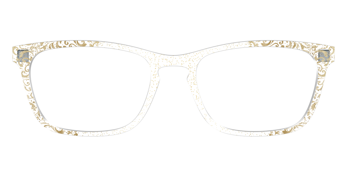 The Golden Flair Glitter Crystal with Gold Foil - Front Top Image - Pair Eyewear