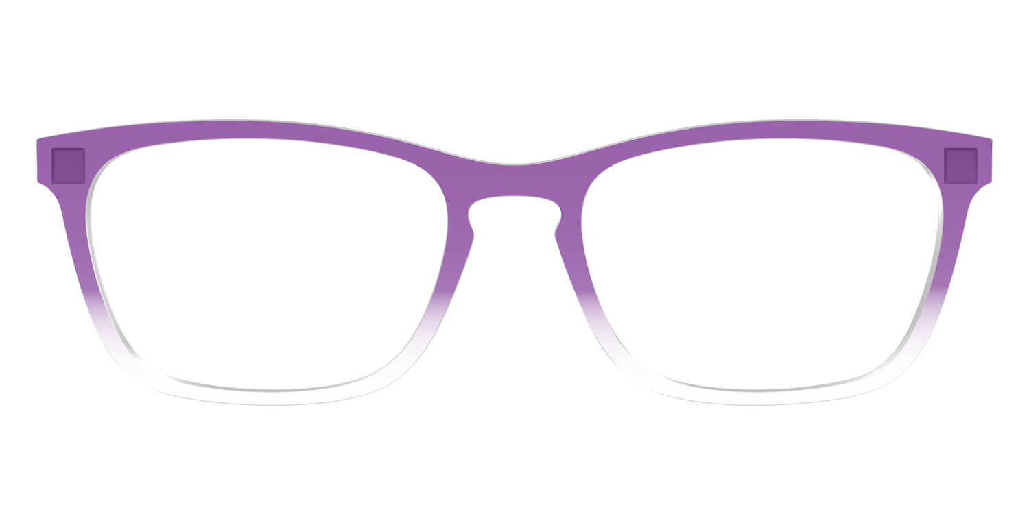 The Grape Gradient Crystal - Front Top Image - Pair Eyewear