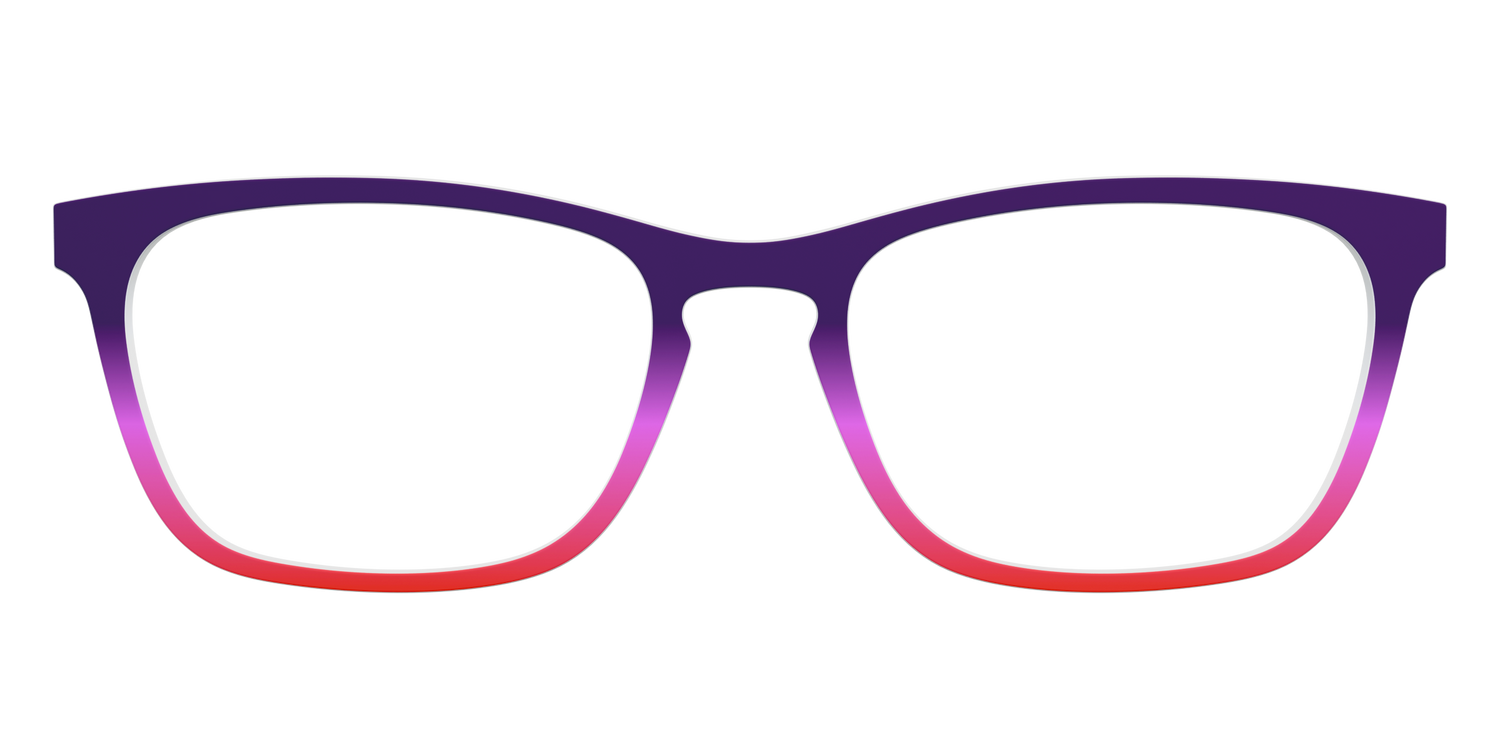 The Grape to Punch Gradient - Front Top Image - Pair Eyewear