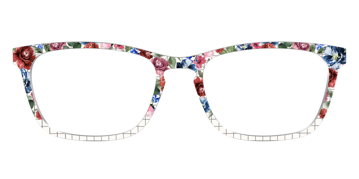 The Graph Paper Floral - Front Top Image - Pair Eyewear