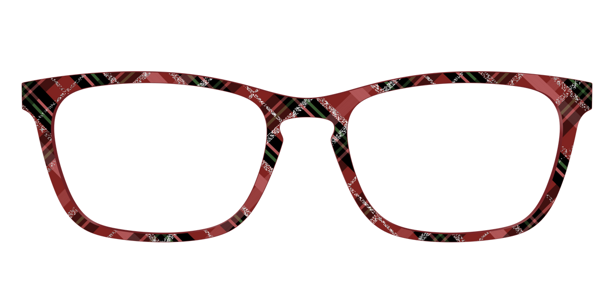 The Holly Plaid with Glitter - Front Top Image - Pair Eyewear
