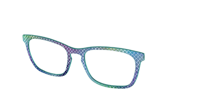 The Holographic Dragon Scales - Angle Top Thumbnail - Pair Eyewear