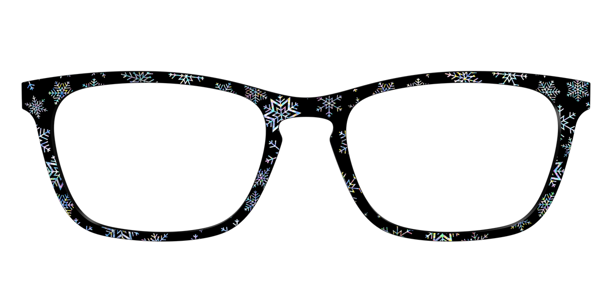 The Holographic Snowflakes - Front Top Image - Pair Eyewear