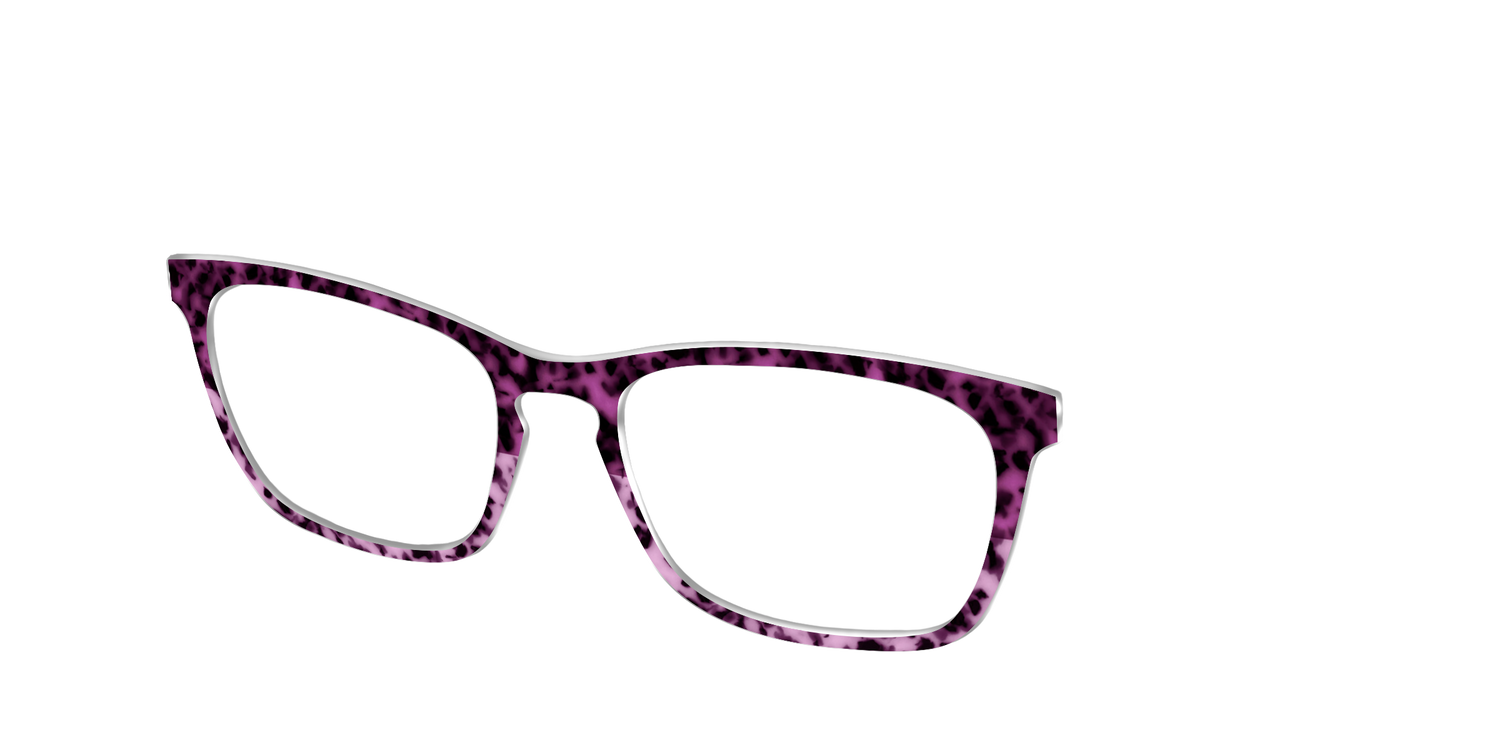 The Huckleberry Tortoise Split - Angle Top Image - Pair Eyewear