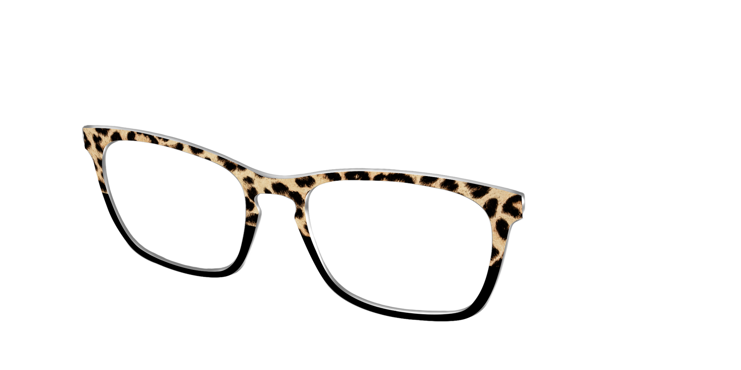 The Leopard Spots Split - Angle Top Image - Pair Eyewear
