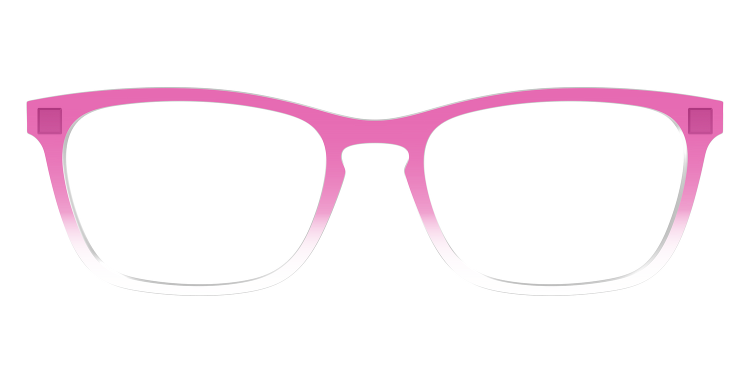 The Magenta Gradient Crystal - Front Top Image - Pair Eyewear