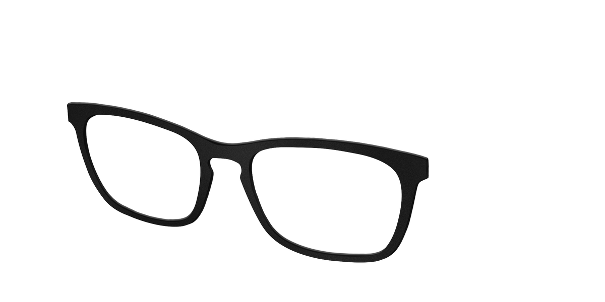 The Matte Black - Angle Top Image - Pair Eyewear