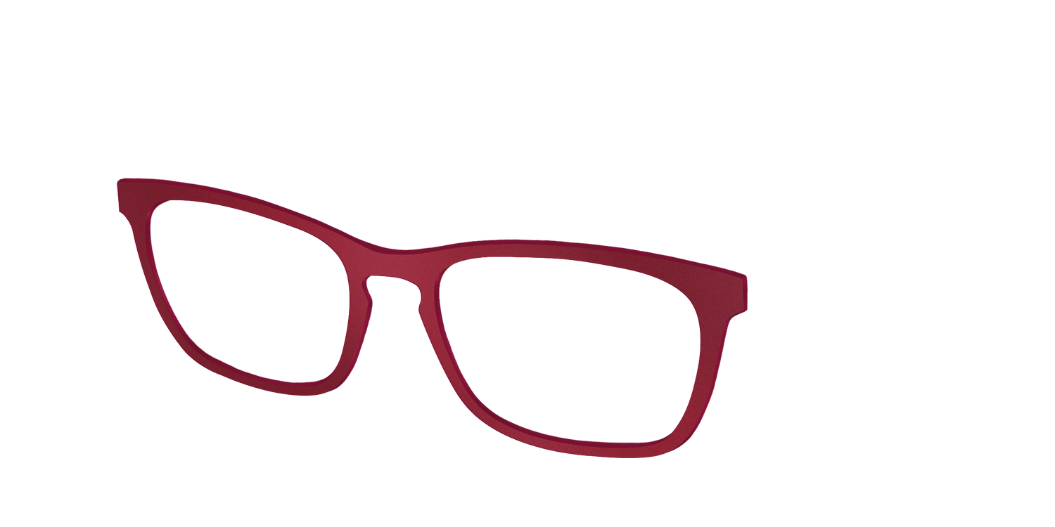 The Matte Burgundy - Angle Top Image - Pair Eyewear