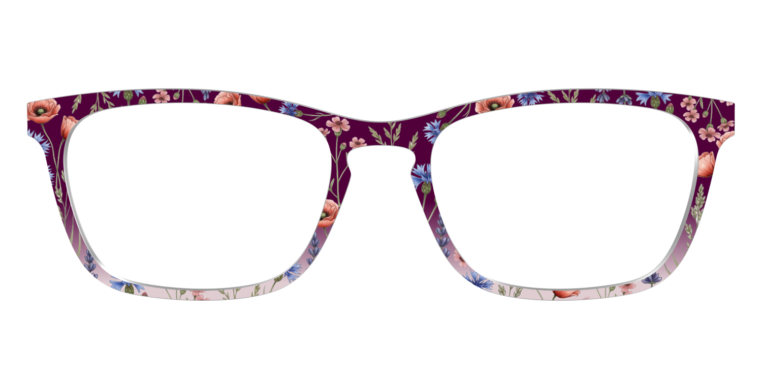 The Mulberry Floral Dip-Dye - Front Top Image - Pair Eyewear