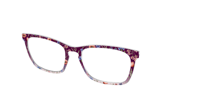 The Mulberry Floral Dip-Dye - Angle Top Thumbnail - Pair Eyewear