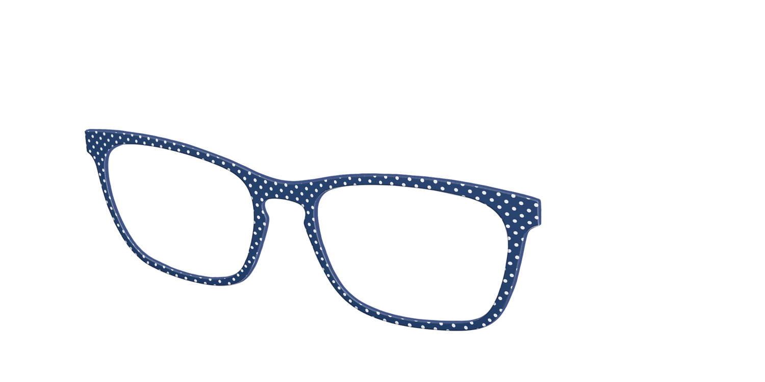 The Navy Pin Dot - Angle Top Image - Pair Eyewear