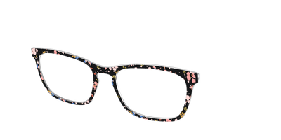 The Pallid Paint Splatter - Angle Top Thumbnail - Pair Eyewear