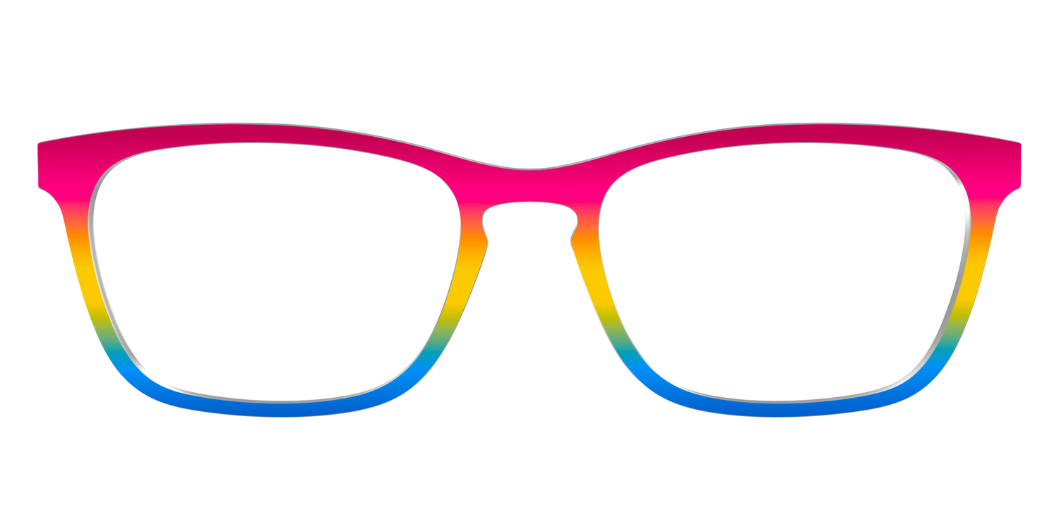 The Pansexual Gradient - Front Top Image - Pair Eyewear