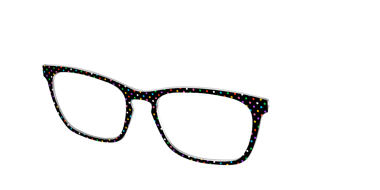 The Parade Polka Dots - Angle Top Image - Pair Eyewear