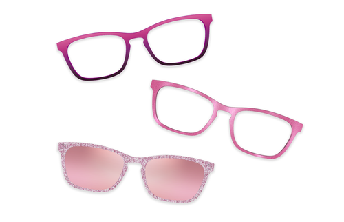 Pink Clear - Set - Pair Eyewear
