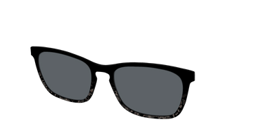 The Polarized Shaded Tortoise Sun Top - Angle Top Thumbnail - Pair Eyewear
