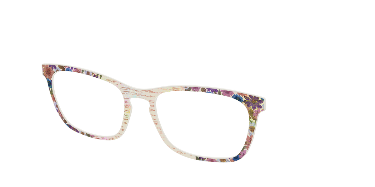 The Pressed Flowers with Foil Crystal - Angle Top Image - Pair Eyewear