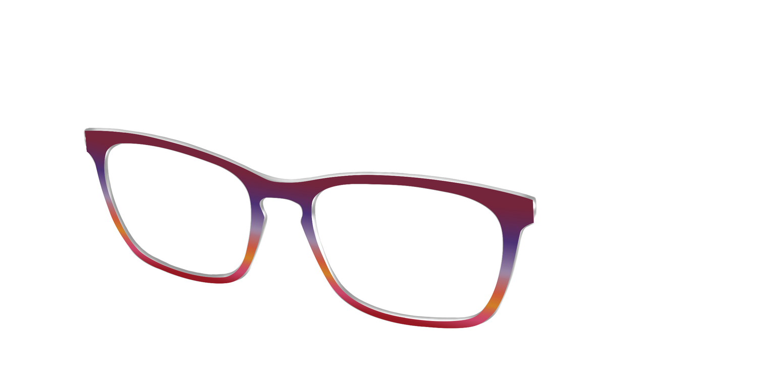 The Primary Gradient - Angle Top Image - Pair Eyewear