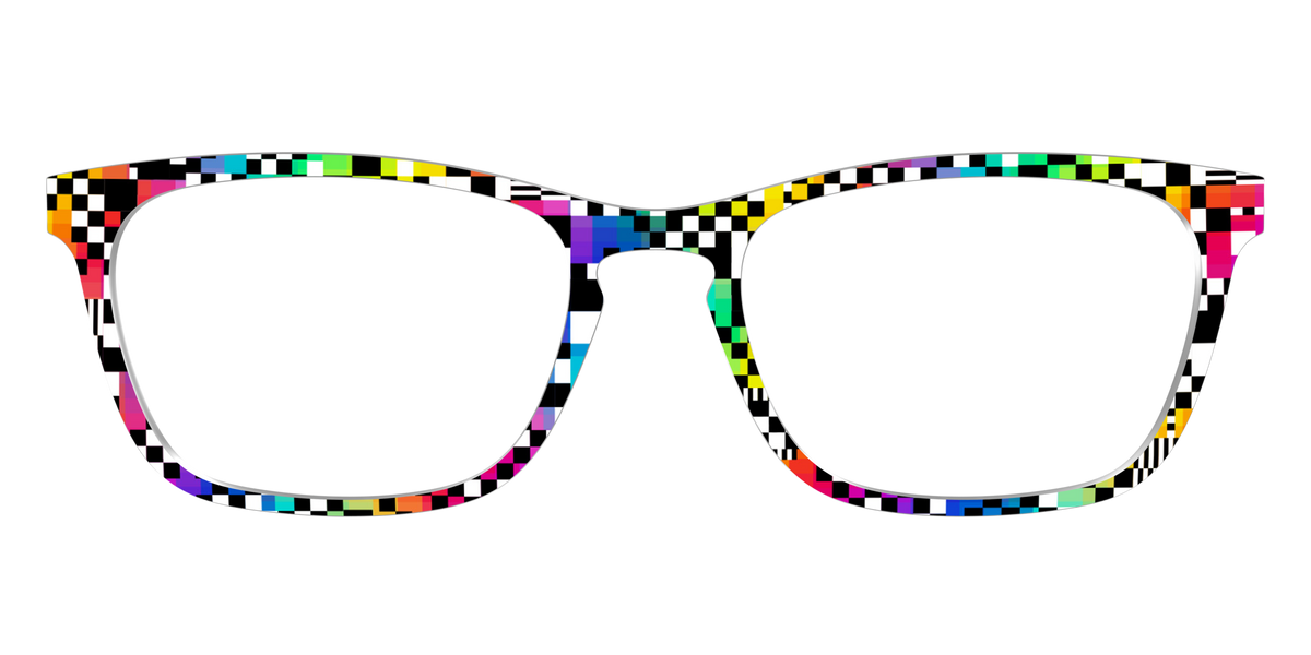 The Prismatic Check - Front Top Image - Pair Eyewear