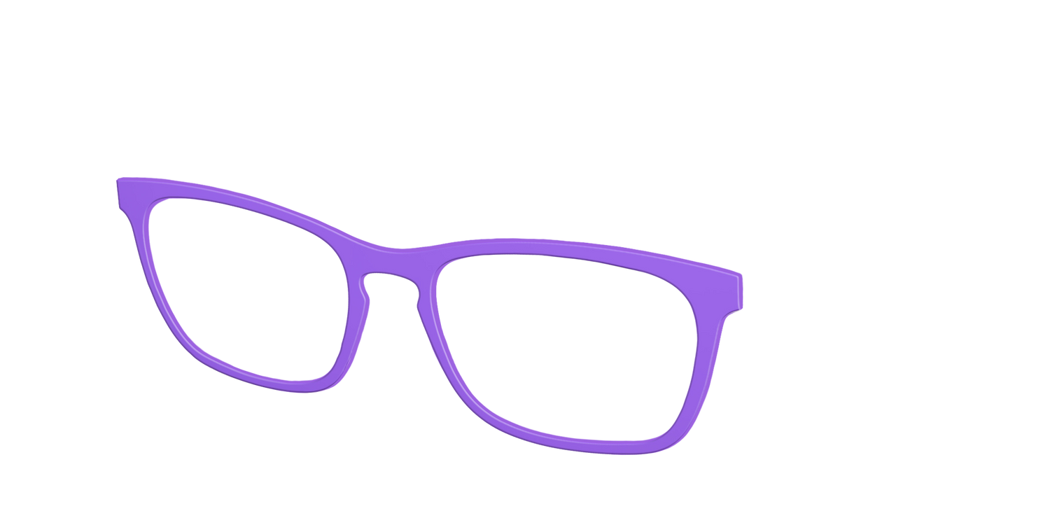 The Purple - Angle Top Image - Pair Eyewear