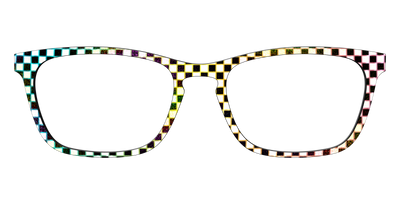 The Rainbow Foil Check - Front Top Thumbnail - Pair Eyewear